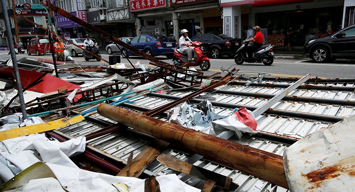Super typhoon kills 3, injures over 140 in Taiwan